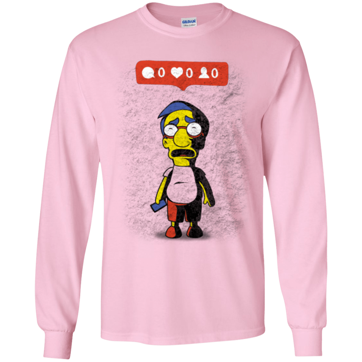 T-Shirts Light Pink / YS Nobody Likes Him Youth Long Sleeve T-Shirt