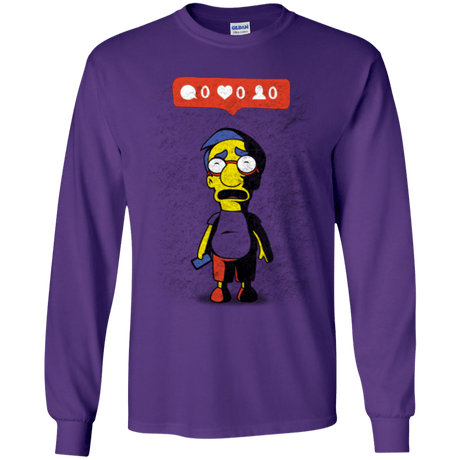 T-Shirts Purple / YS Nobody Likes Him Youth Long Sleeve T-Shirt