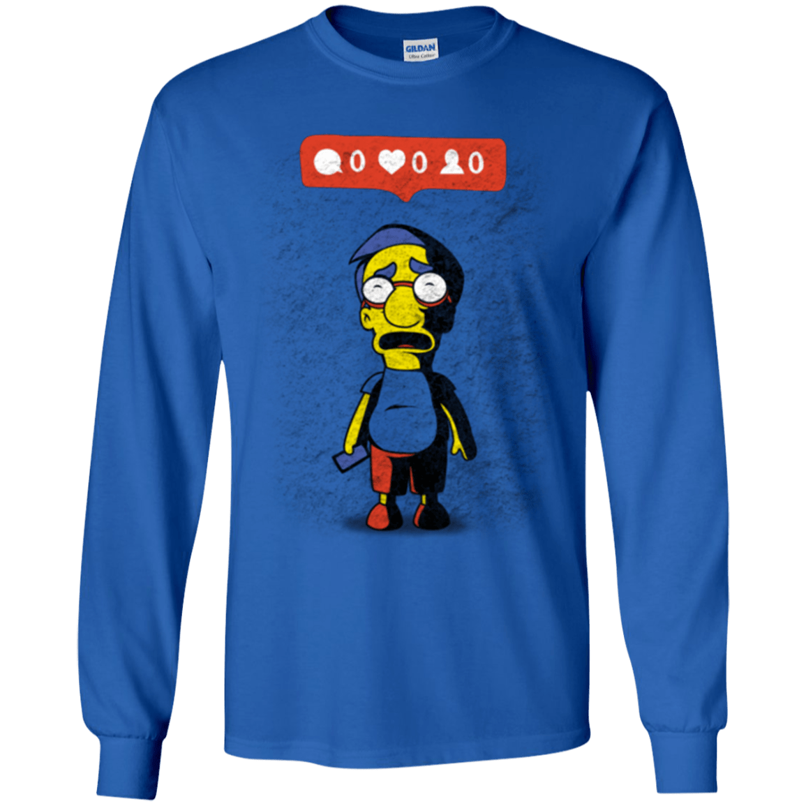 T-Shirts Royal / YS Nobody Likes Him Youth Long Sleeve T-Shirt