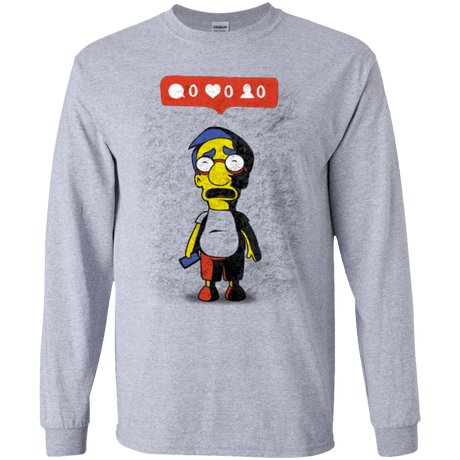 T-Shirts Sport Grey / YS Nobody Likes Him Youth Long Sleeve T-Shirt