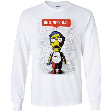 T-Shirts White / YS Nobody Likes Him Youth Long Sleeve T-Shirt