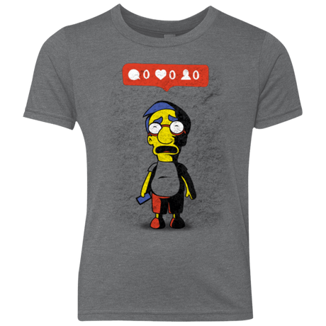 T-Shirts Premium Heather / YXS Nobody Likes Him Youth Triblend T-Shirt