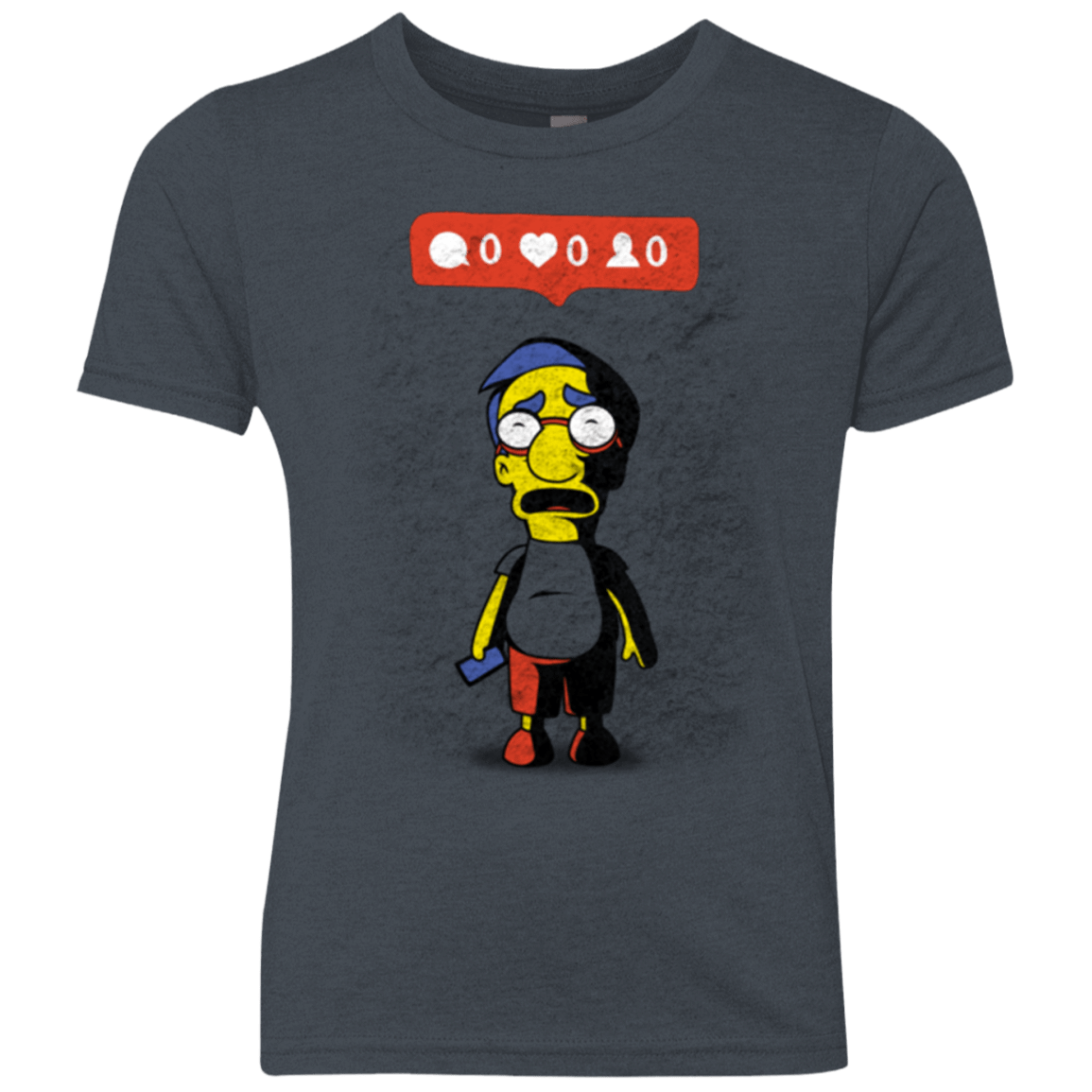 T-Shirts Vintage Navy / YXS Nobody Likes Him Youth Triblend T-Shirt