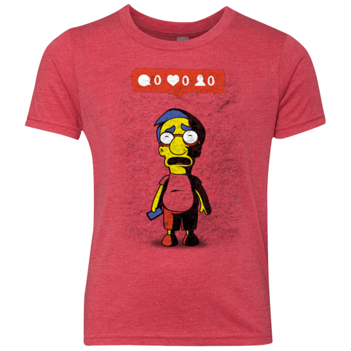 T-Shirts Vintage Red / YXS Nobody Likes Him Youth Triblend T-Shirt