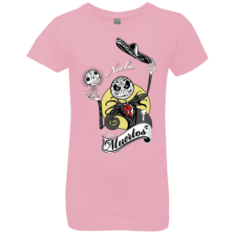T-Shirts Light Pink / YXS Noche de los Muertos Girls Premium T-Shirt