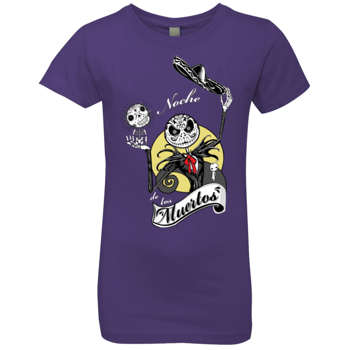 T-Shirts Purple Rush / YXS Noche de los Muertos Girls Premium T-Shirt