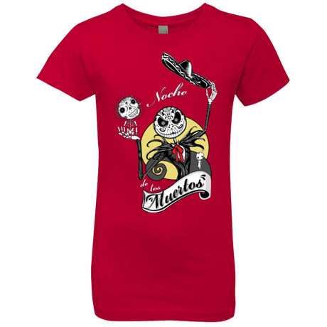 T-Shirts Red / YXS Noche de los Muertos Girls Premium T-Shirt