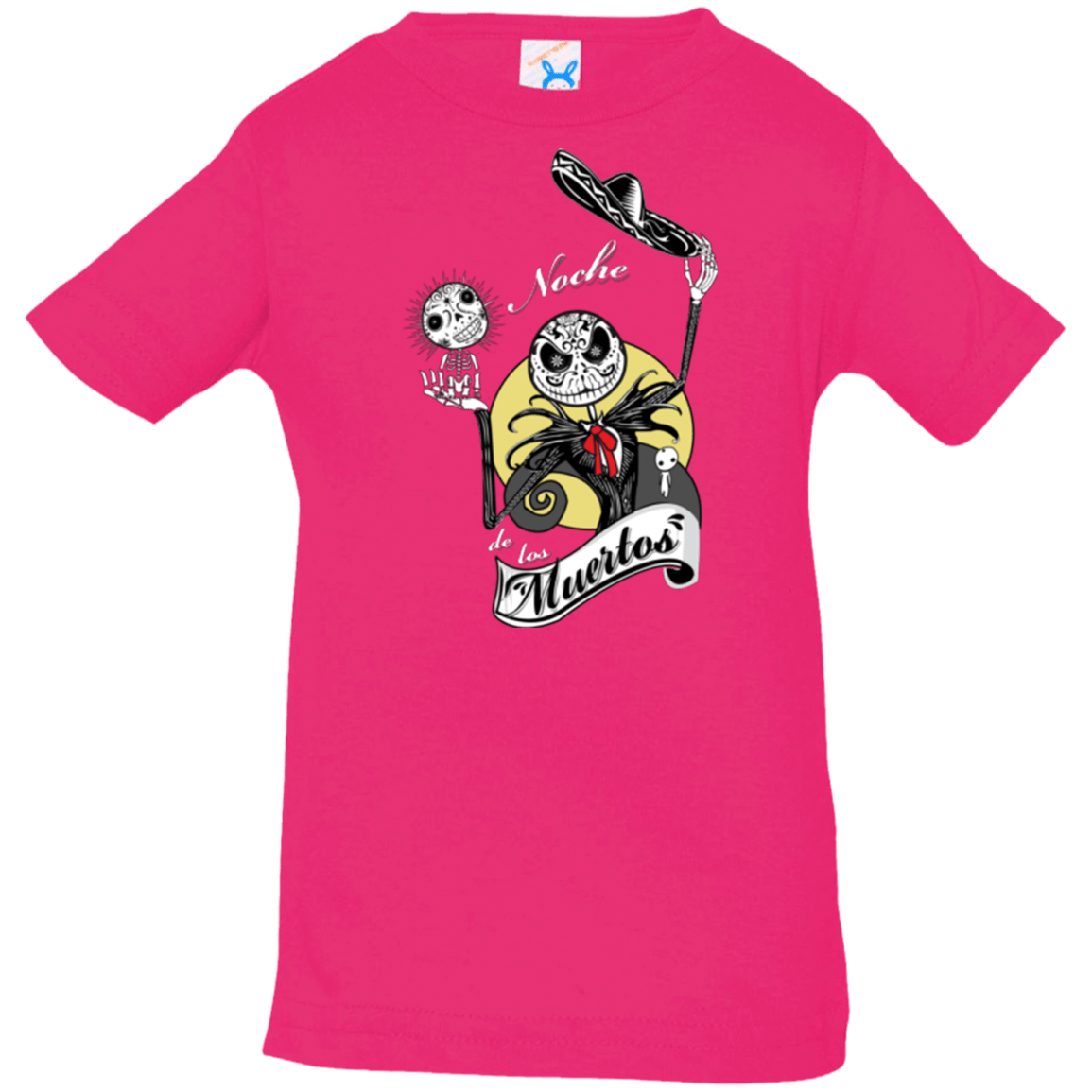 T-Shirts Hot Pink / 6 Months Noche de los Muertos Infant Premium T-Shirt