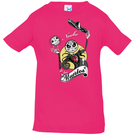 T-Shirts Hot Pink / 6 Months Noche de los Muertos Infant Premium T-Shirt