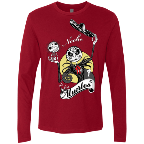 T-Shirts Cardinal / Small Noche de los Muertos Men's Premium Long Sleeve