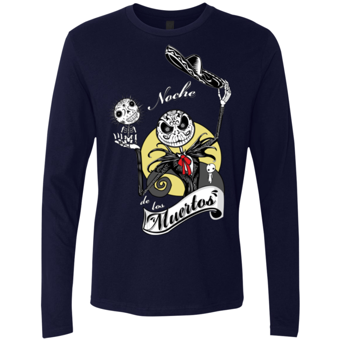 T-Shirts Midnight Navy / Small Noche de los Muertos Men's Premium Long Sleeve