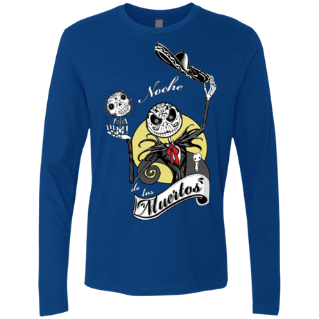 T-Shirts Royal / Small Noche de los Muertos Men's Premium Long Sleeve