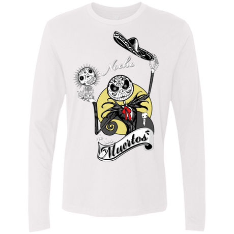 T-Shirts White / Small Noche de los Muertos Men's Premium Long Sleeve