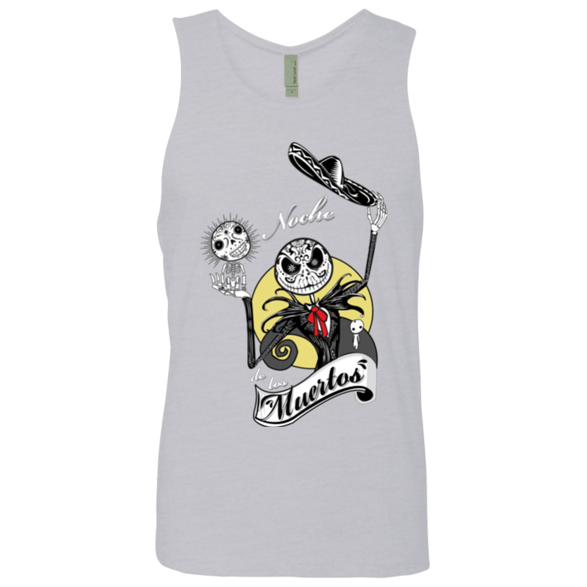 T-Shirts Heather Grey / Small Noche de los Muertos Men's Premium Tank Top