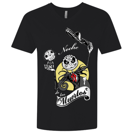 T-Shirts Black / X-Small Noche de los Muertos Men's Premium V-Neck