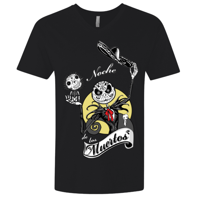 T-Shirts Black / X-Small Noche de los Muertos Men's Premium V-Neck