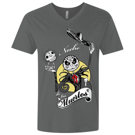 T-Shirts Heavy Metal / X-Small Noche de los Muertos Men's Premium V-Neck