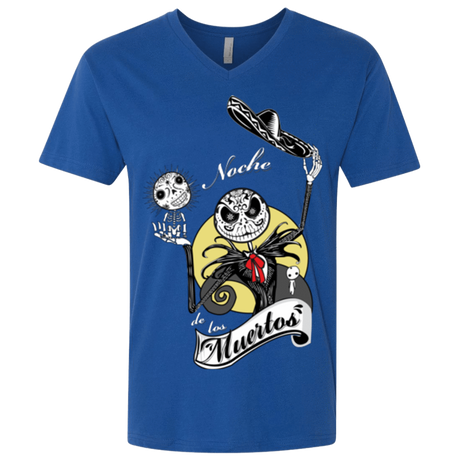 T-Shirts Royal / X-Small Noche de los Muertos Men's Premium V-Neck