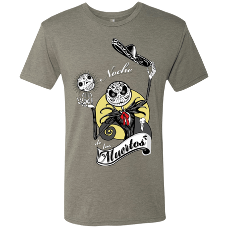 T-Shirts Venetian Grey / Small Noche de los Muertos Men's Triblend T-Shirt