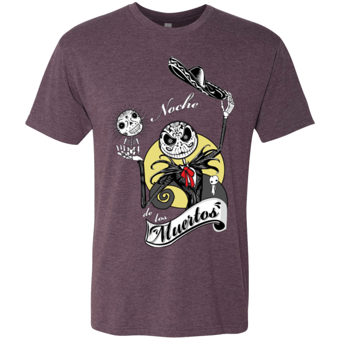 T-Shirts Vintage Purple / Small Noche de los Muertos Men's Triblend T-Shirt
