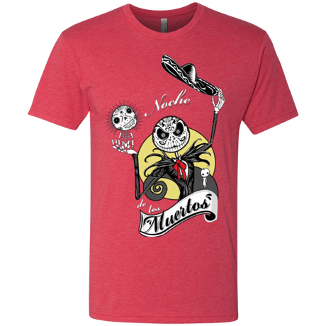 T-Shirts Vintage Red / Small Noche de los Muertos Men's Triblend T-Shirt
