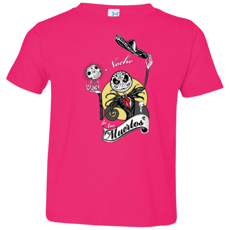 T-Shirts Hot Pink / 2T Noche de los Muertos Toddler Premium T-Shirt