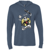 T-Shirts Indigo / X-Small Noche de los Muertos Triblend Long Sleeve Hoodie Tee