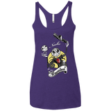 T-Shirts Purple / X-Small Noche de los Muertos Women's Triblend Racerback Tank