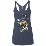 T-Shirts Vintage Navy / X-Small Noche de los Muertos Women's Triblend Racerback Tank