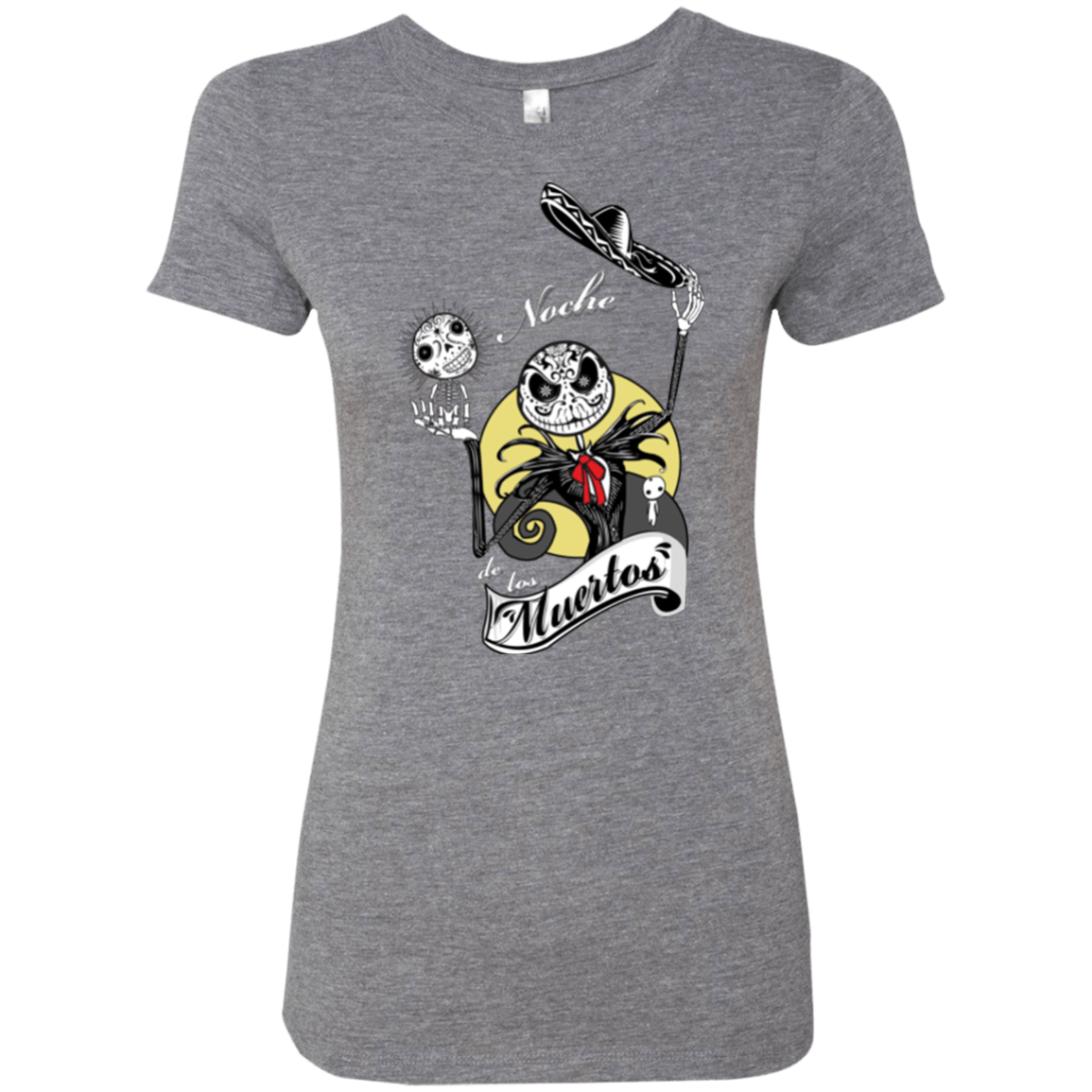 T-Shirts Premium Heather / Small Noche de los Muertos Women's Triblend T-Shirt