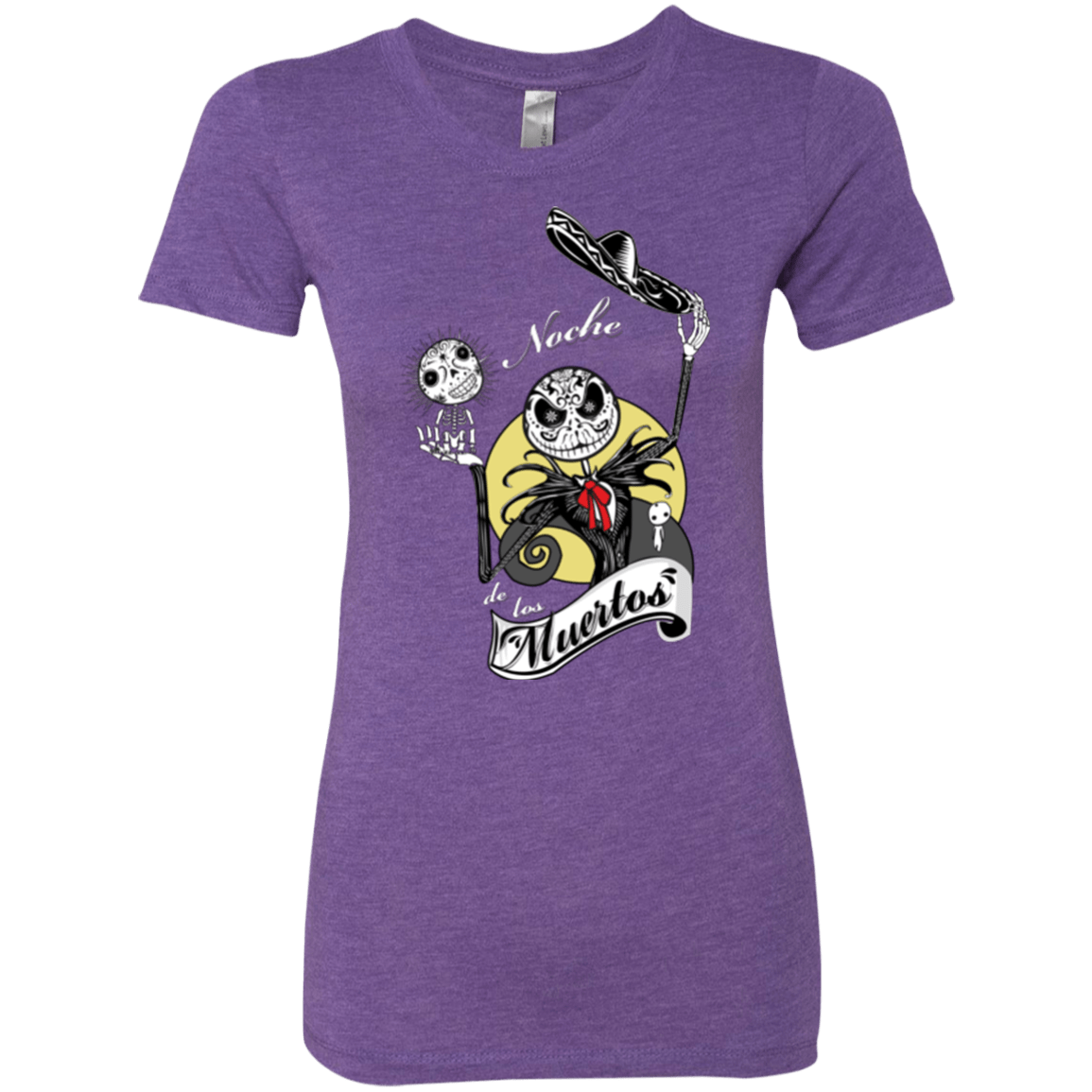 T-Shirts Purple Rush / Small Noche de los Muertos Women's Triblend T-Shirt