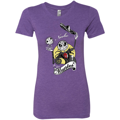 T-Shirts Purple Rush / Small Noche de los Muertos Women's Triblend T-Shirt