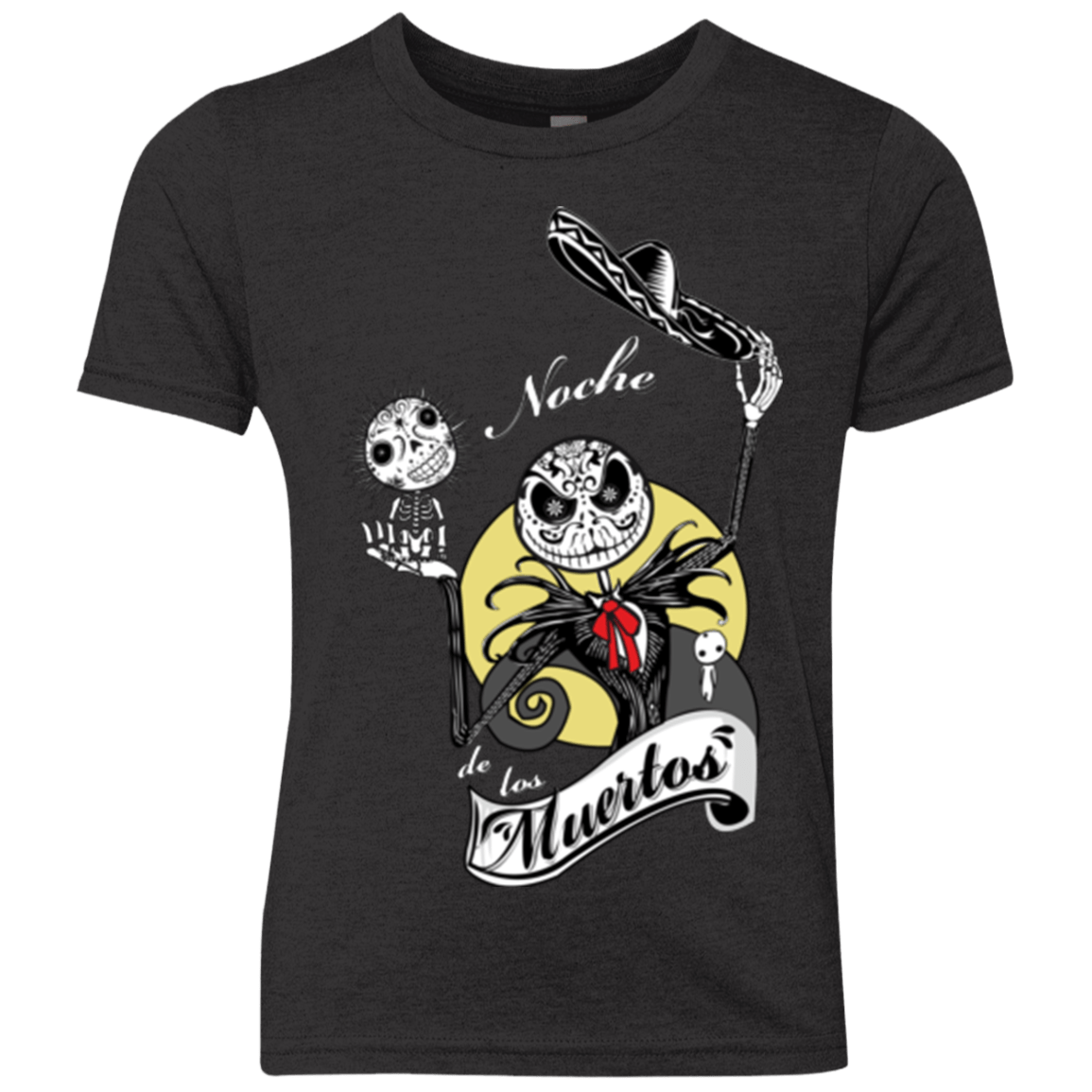 T-Shirts Vintage Black / YXS Noche de los Muertos Youth Triblend T-Shirt