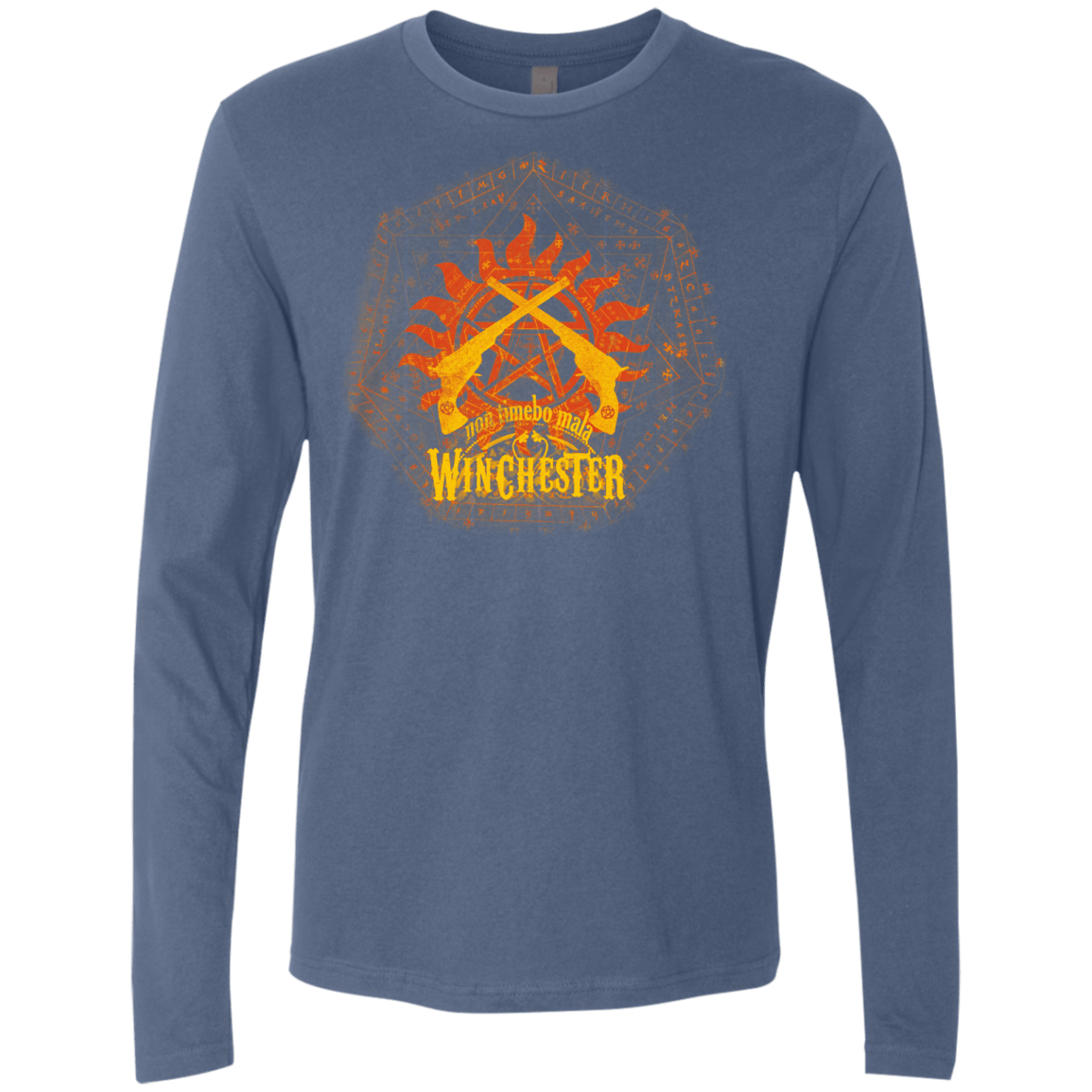 Non Timebo Mala Men's Premium Long Sleeve