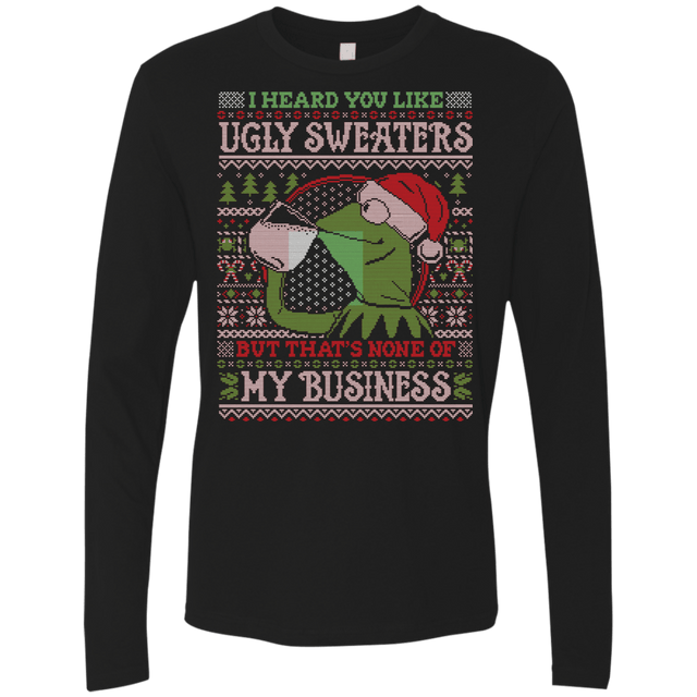 T-Shirts Black / Small None Business Men's Premium Long Sleeve