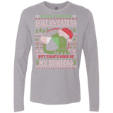 T-Shirts Heather Grey / Small None Business Men's Premium Long Sleeve