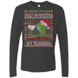 T-Shirts Heavy Metal / Small None Business Men's Premium Long Sleeve