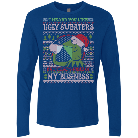 T-Shirts Royal / Small None Business Men's Premium Long Sleeve