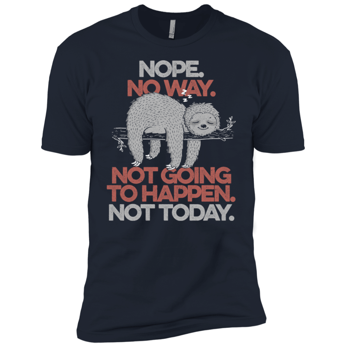 T-Shirts Midnight Navy / YXS Nope No Way Boys Premium T-Shirt