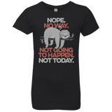 T-Shirts Black / YXS Nope No Way Girls Premium T-Shirt