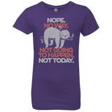 T-Shirts Purple Rush / YXS Nope No Way Girls Premium T-Shirt