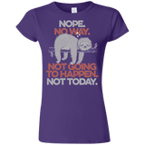 T-Shirts Purple / S Nope No Way Junior Slimmer-Fit T-Shirt