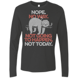 T-Shirts Heavy Metal / S Nope No Way Men's Premium Long Sleeve