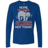 T-Shirts Royal / S Nope No Way Men's Premium Long Sleeve