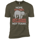T-Shirts Military Green / X-Small Nope No Way Men's Premium T-Shirt
