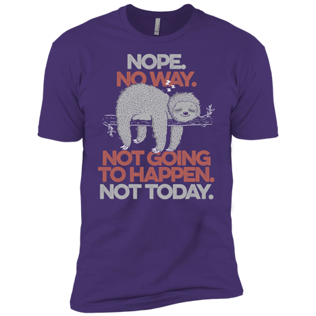 T-Shirts Purple Rush/ / X-Small Nope No Way Men's Premium T-Shirt