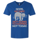 T-Shirts Royal / X-Small Nope No Way Men's Premium V-Neck