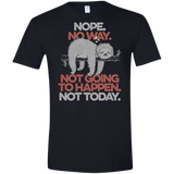 T-Shirts Black / X-Small Nope No Way Men's Semi-Fitted Softstyle