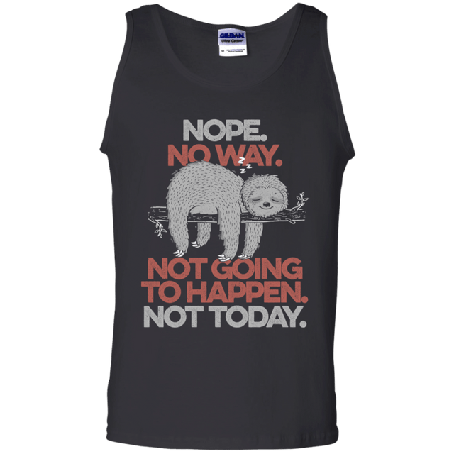 T-Shirts Black / S Nope No Way Men's Tank Top