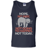 T-Shirts Navy / S Nope No Way Men's Tank Top